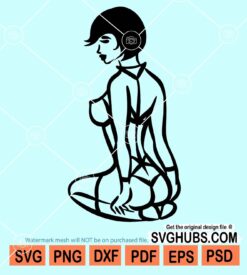 Bad girl svg