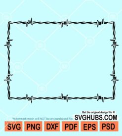 Barb wire svg
