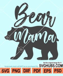 Bear mama svg