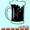 Beer mug clipart svg