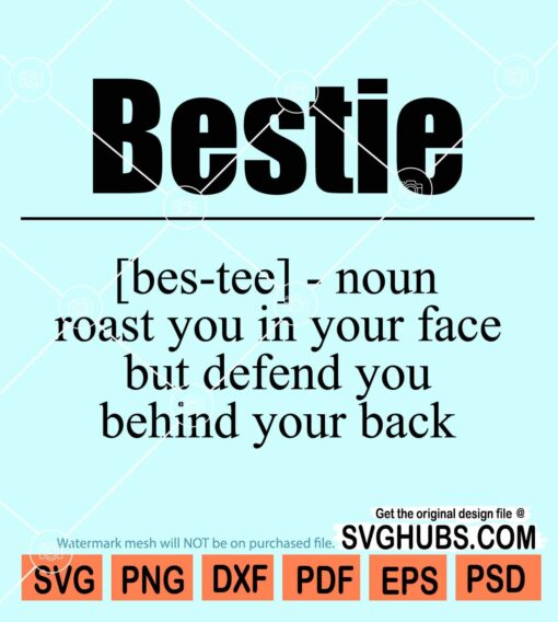 Bestie definition svg
