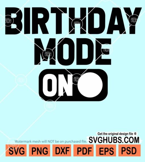 Birthday mode on svg