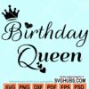 Birthday queen svg