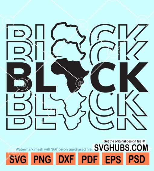 Black stacked svg