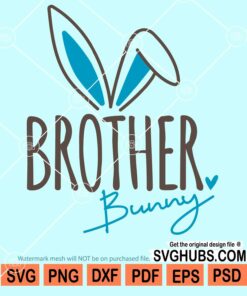 Brother bunny svg