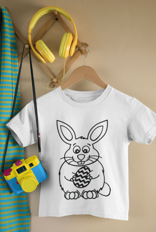 Bunny with easter egg svg, Easter shirt svg, bunny svg, easter bunny svg free, happy easter bunny svg - Image 2