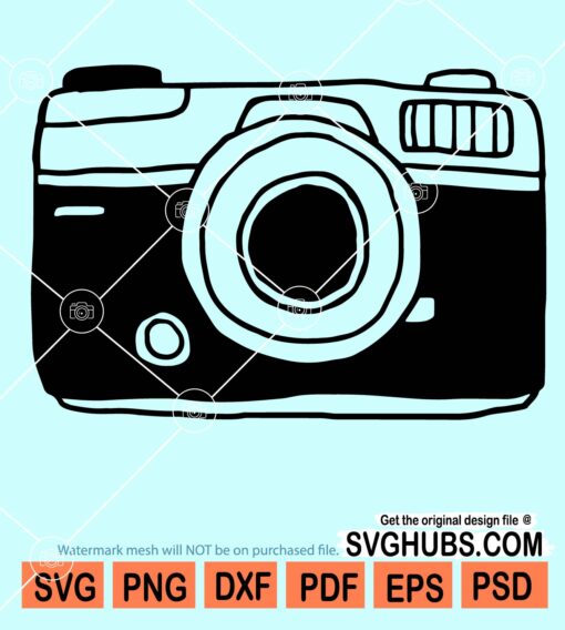 Camera silhouette svg