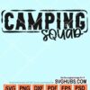 Camping squad svg