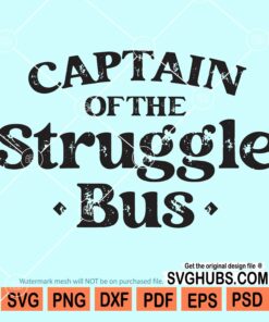Captain of the struggle bus svg