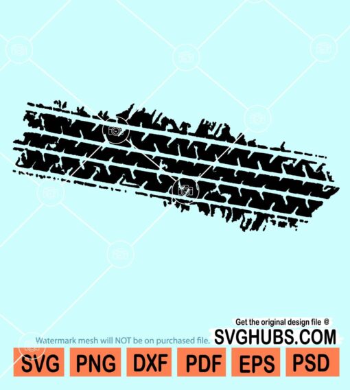 Car tyre track svg