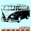 Classic volkswagen bus svg