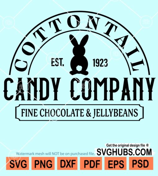 Cotton tail candy company svg