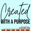 Created with a purpose svg