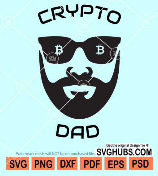 Crypto dad svg