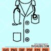Doctor coat svg