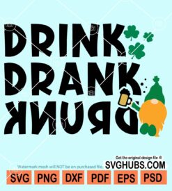 Drink drank drunk svg