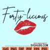 Forty-licious svg