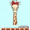 Giraffe with bandana svg