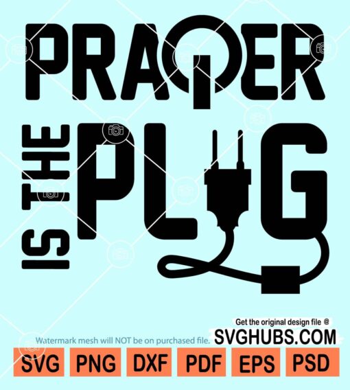 God is the plug svg