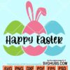 Happy Easter eggs svg
