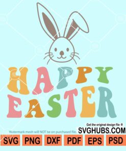 Happy easter bunny svg