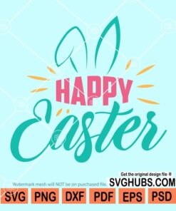 Happy easter svg