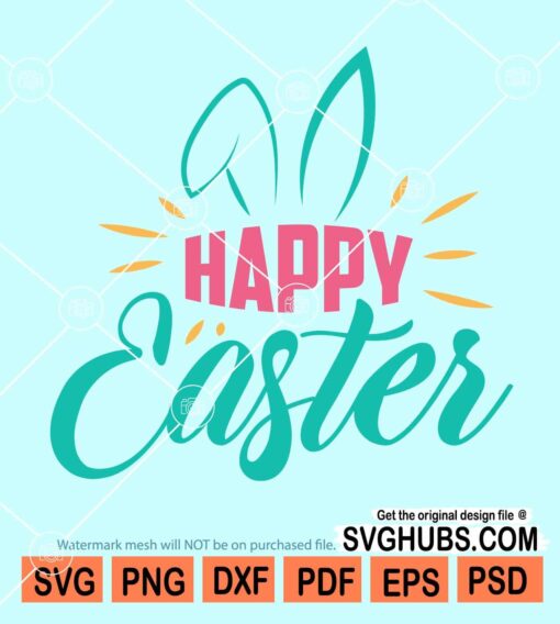 Happy easter svg