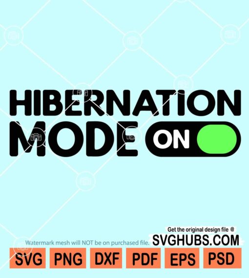 Hibernation mode ON svg