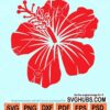 Hibiscus flower svg