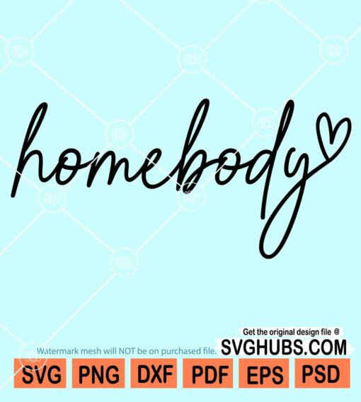 Homebody svg