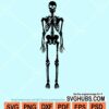Human skeleton graphic svg
