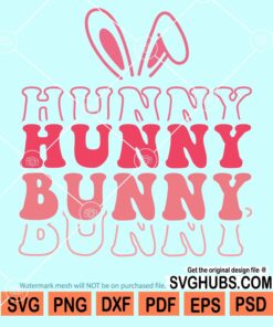 Hunny bunny stacked svg