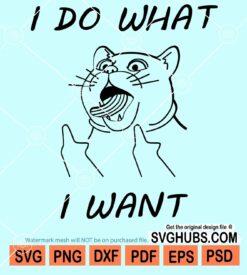 I do what I want svg