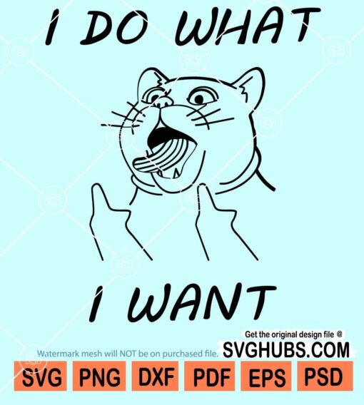 I do what I want svg