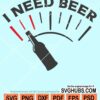 I need beer Baroameter fuel gauge svg