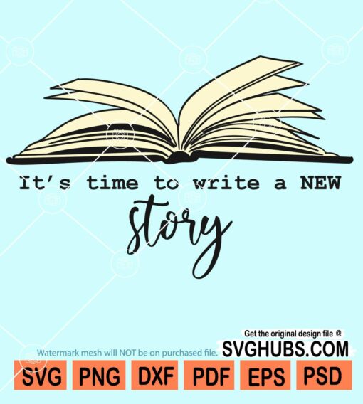 It's time to write a new story svg
