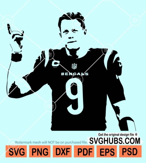 Joe Burrow inspired SVG