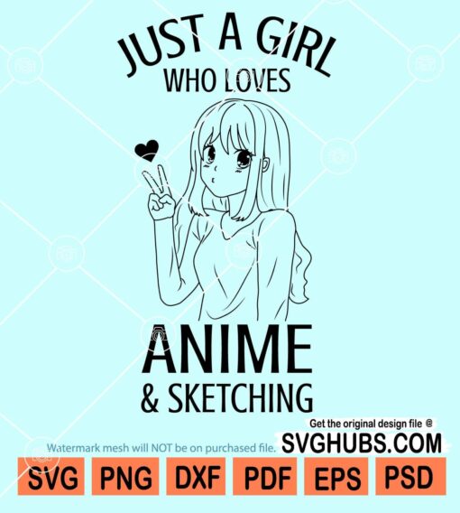 Just a girl who loves anime and sketching svg