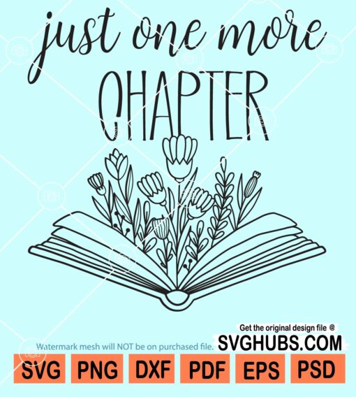 Just one more chapter svg