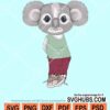 Koala girl svg