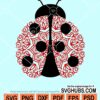 Ladybird mandala svg