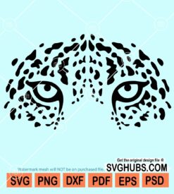 Leopard eyes svg