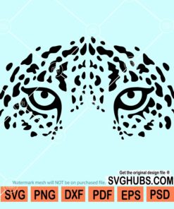 Leopard eyes svg