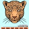 Leopard head svg