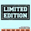 Limited edition svg