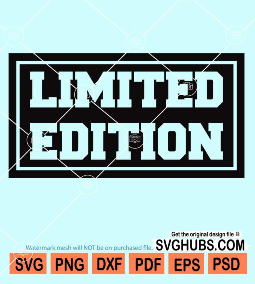 Limited edition svg