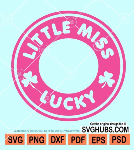 Little miss lucky svg
