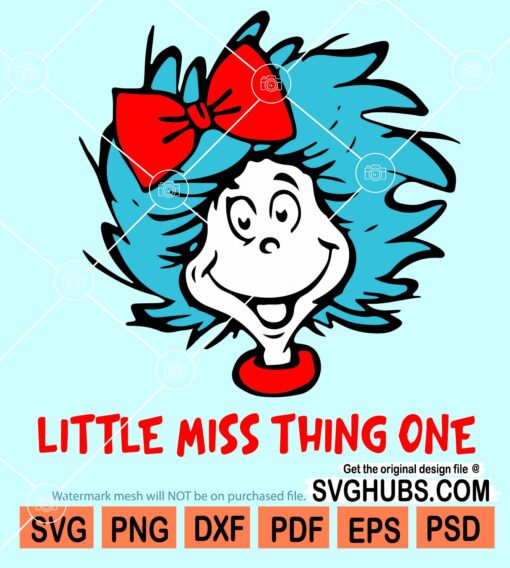 Little miss thing one svg