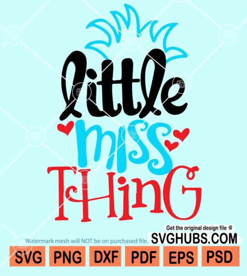 Little miss thing svg