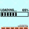 Loading bar 65% svg